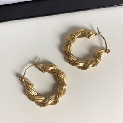 Twist Premium Minđuše Gold