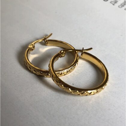 Minđuše Hoop 2 cm S3