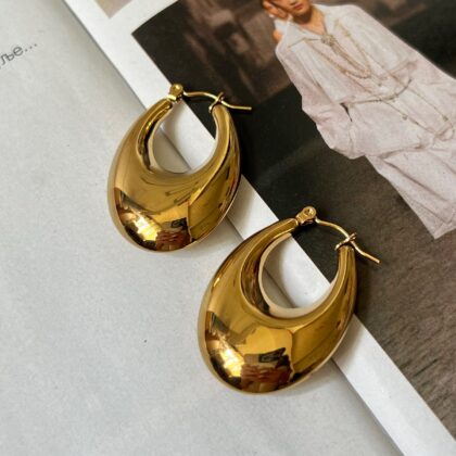 Minđuše Oval Gold