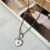 Ogrlica Sedef Heart Silver