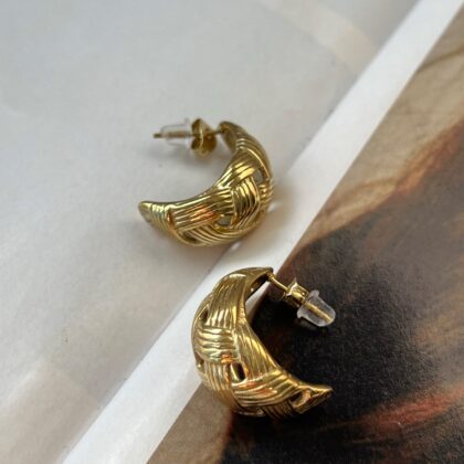 Minđuše Moon Gold (2 cm)