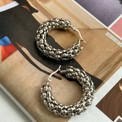Minđuše Bubble Silver (3 cm)