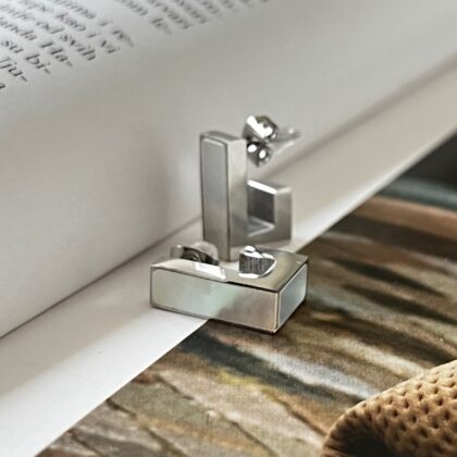 Mini Sedef Minđuše Silver (1.70 cm)