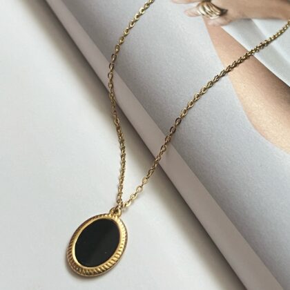 Ogrlica Black Stone