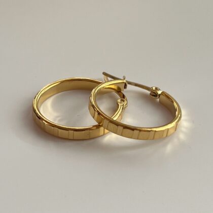 Minđuše Hoop 2 cm S5