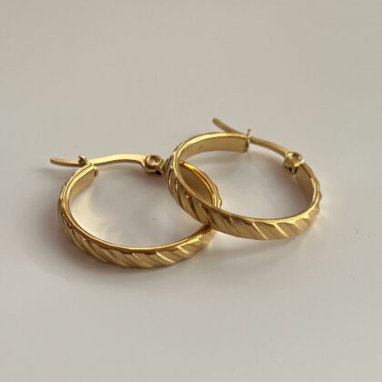 Minđuše Hoop 2 cm S13