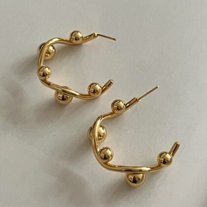 Minđuše Luz Gold (3.50 cm)