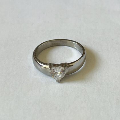 Prsten Heart Silver