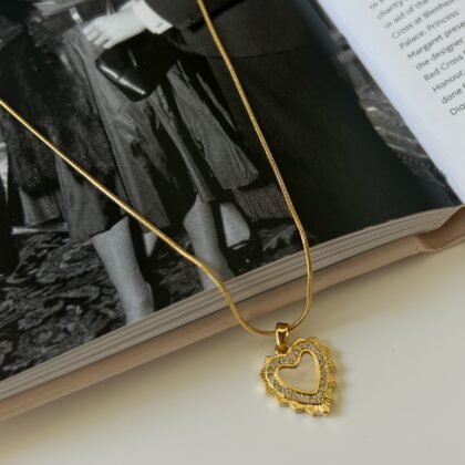 Ogrlica Heart Lux