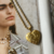 Ogrlica Medallion Gold Heart