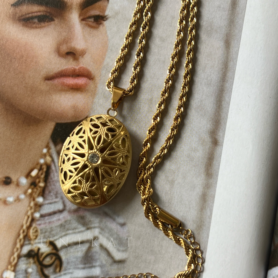 Ogrlica Medallion Gold Lux - Слика 2