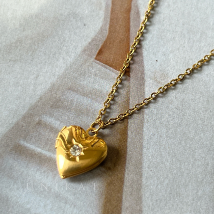 Heart Lux Medaljon Ogrlica