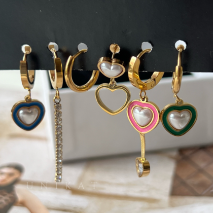 Set Minđuša Heart