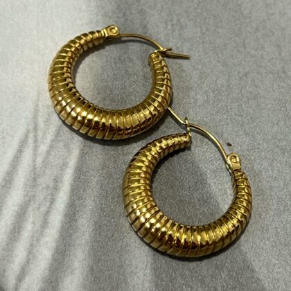 Minđuše Circle Lux 2,5 cm