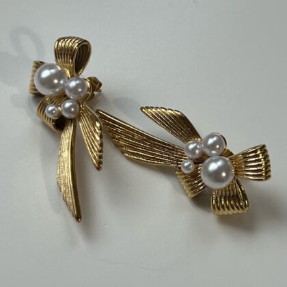 Minđuše Bow Pearl