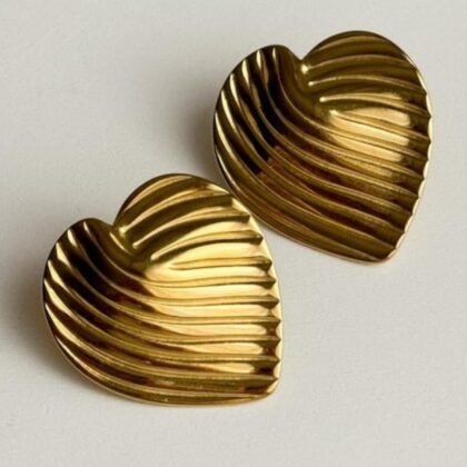 Minđuše Heart Premium (3 cm)
