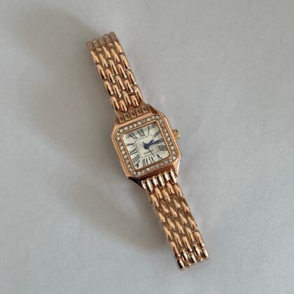 Ženski Sat Retro Minimal Rose-Gold